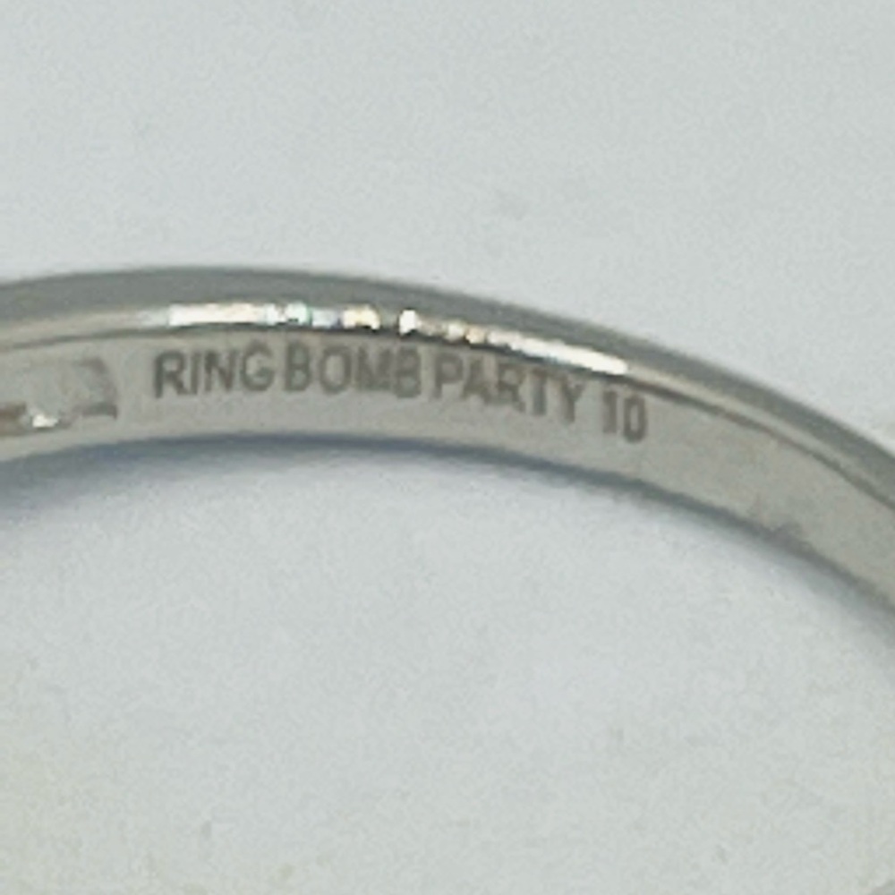 NWT RETRO RING BOMB PARTY RING RUBY RBP2155 SIZE 10 - Picture 8 of 9